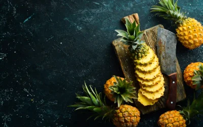 Roerbakschotel met Ananas